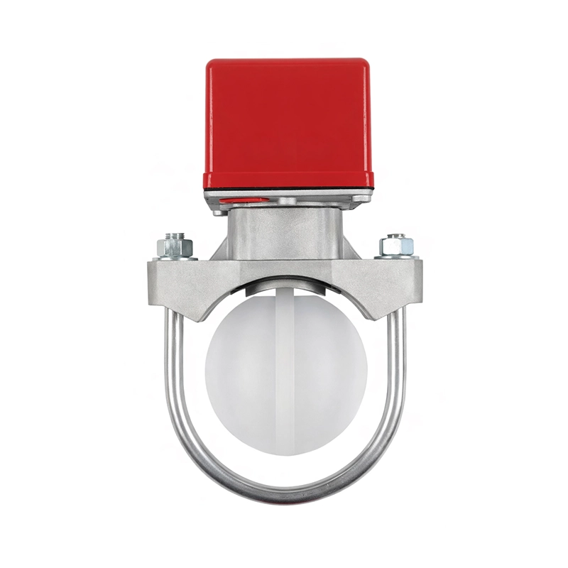Vandstrømsindikator med flange